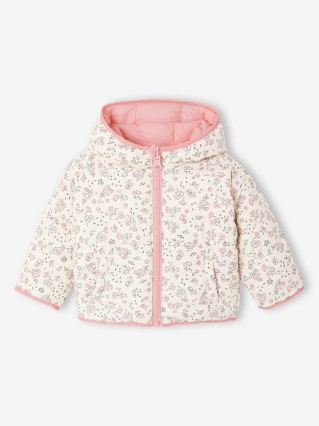Lightweight Jacket for Baby Girls ecru - vertbaudet enfant 