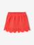 Cotton Gauze Shorts for Girls red - vertbaudet enfant 