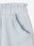 Girls' short with a cotton gauze waist beige+pale blue+rose+sage green - vertbaudet enfant 