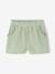 Girls' short with a cotton gauze waist beige+pale blue+rose+sage green - vertbaudet enfant 
