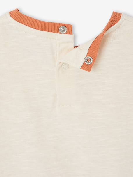Long-Sleeved T-Shirt for Boys ecru - vertbaudet enfant 