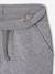 Joggers with Maxi Letters for Boys anthracite+hazel+marl grey - vertbaudet enfant 