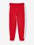 Boys' joggers with side stripe green+red - vertbaudet enfant 