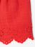 Cotton Gauze Shorts for Girls red - vertbaudet enfant 