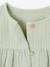 Blouse bébé gaze de coton à volants écru+vert amande+vieux rose - vertbaudet enfant 