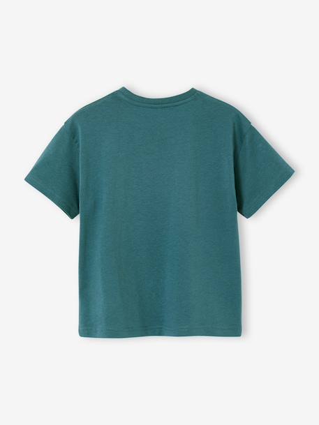 T-Shirt With Fun Motif for Boys aqua green+dusky pink+ocean blue - vertbaudet enfant 