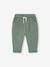 Pantalon en gaze coton bébé cappuccino+vert sapin - vertbaudet enfant 