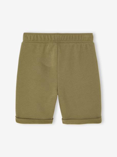 Boys' Fleece Bermuda Shorts chambray blue+Dark Blue+khaki+pecan nut - vertbaudet enfant 