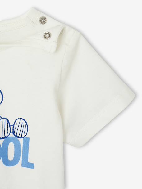 Baby t-shirt and short set striped blue - vertbaudet enfant 