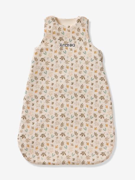 Customisable cotton muslin summer baby sleeping bag BAYOU multicoloured - vertbaudet enfant 