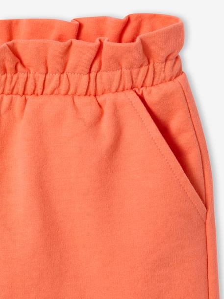 Pack of 2 Pairs of Shorts for Girls aqua green+navy blue+tangerine - vertbaudet enfant 
