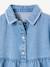 Girl's denim dress double stone - vertbaudet enfant 