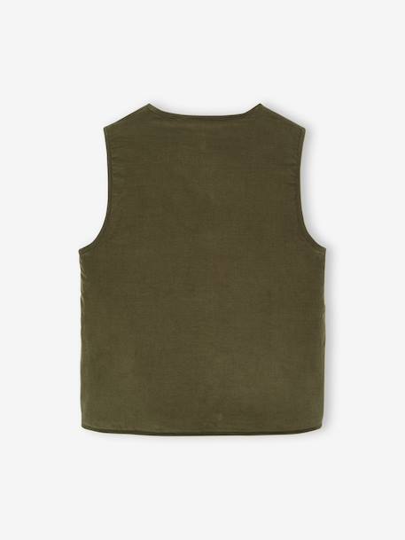 Gilet homme sans manches réversible capsule famille écru - vertbaudet enfant 