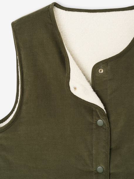 Men's reversible cardigan from the family capsule collection ecru - vertbaudet enfant 