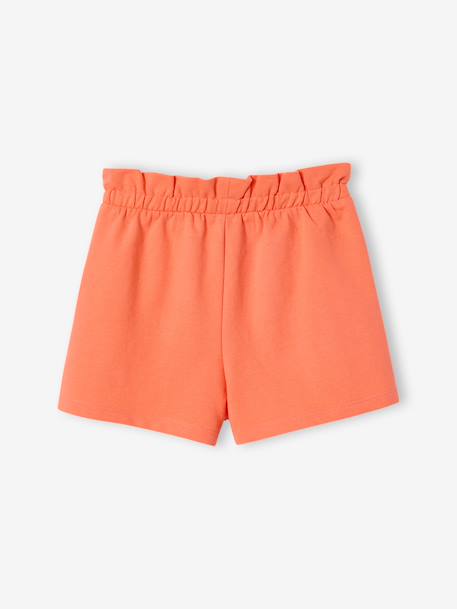 Pack of 2 Pairs of Shorts for Girls aqua green+navy blue+tangerine - vertbaudet enfant 