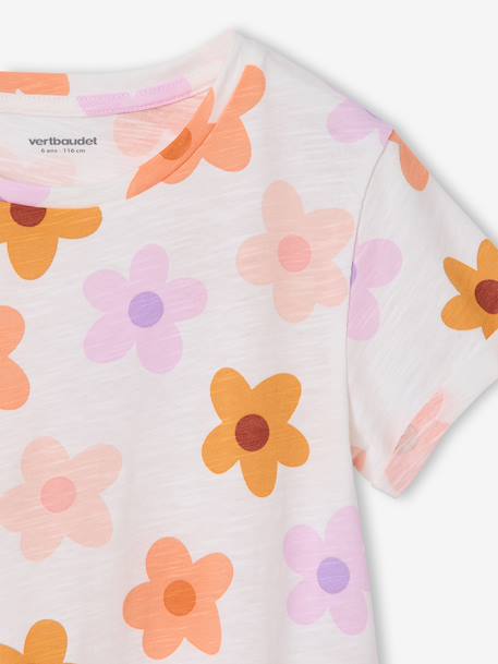 Printed Dress for Girls grey green+multicoloured+nude pink+printed beige+printed green+vanilla - vertbaudet enfant 