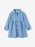 Girl's denim dress double stone - vertbaudet enfant 