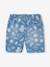 Bermuda garçon jean facile à enfiler bleu imprimé+denim gris+double stone+rayé bleu+stone - vertbaudet enfant 