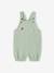 Cotton Gauze Dungarees, Lined, for Newborn Babies aqua green+beige+bleached denim - vertbaudet enfant 