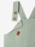 Cotton Gauze Dungarees, Lined, for Newborn Babies aqua green+beige+bleached denim - vertbaudet enfant 