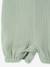 Cotton Gauze Dungarees, Lined, for Newborn Babies aqua green+beige+bleached denim - vertbaudet enfant 