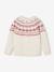 Pull jacquard enfant mixte noël capsule famille écru - vertbaudet enfant 