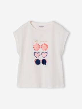 Tee-shirt motif fantaisie fille - vertbaudet enfant Fille-Tee-shirt motif fantaisie fille