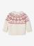 Baby Christmas jacquard jumper family capsule ecru - vertbaudet enfant 