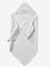 Customisable bath cape + wash mitt IN THE CLOUDS striped blue - vertbaudet enfant 