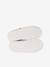 Trainers with Leather Hook-&-Loop Straps for Children ecru+printed white+set white - vertbaudet enfant 