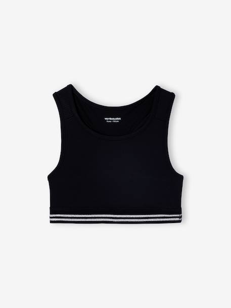 Tank Top & Sport Bra Set for Girls anthracite - vertbaudet enfant 