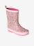 Printed Natural Rubber Wellies for Children, Designed for Autonomy printed blue+printed pink+set pink - vertbaudet enfant 