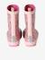 Printed Natural Rubber Wellies for Children, Designed for Autonomy printed blue+printed pink+set pink - vertbaudet enfant 