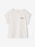 Sportswear T-Shirt for Girls ecru+sage green - vertbaudet enfant 
