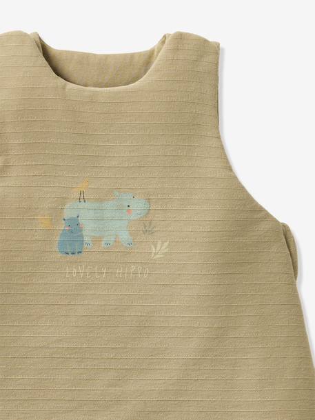 Sleeveless Hippo Sleeping Bag for Babies, BAYOU green - vertbaudet enfant 