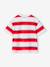 Striped boy's t-shirt striped red - vertbaudet enfant 