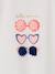 Animal print T-shirt for girls apricot+ecru+grey blue+strawberry - vertbaudet enfant 