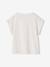 Sportswear T-Shirt for Girls ecru+sage green - vertbaudet enfant 