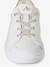 Synthetic Trainers with Laces, for Girls printed white - vertbaudet enfant 