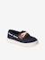 Boat Shoes with Hook-&-Loop Fasteners for Boys navy blue - vertbaudet enfant 