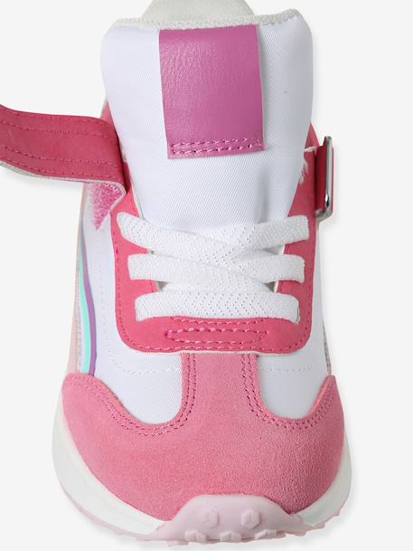 Elasticated Synthetic Trainers for Children set beige+set pink - vertbaudet enfant 