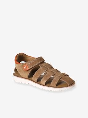 Shoes-Leather Hook-&-Loop Sandals for Children