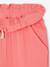 Pantalon large gaze de coton rose+vert de gris - vertbaudet enfant 
