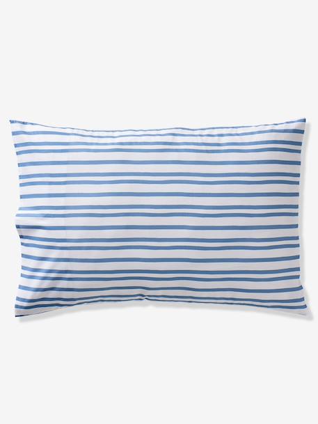 Duvet Cover & Pillowcase Set, SEASIDE printed white - vertbaudet enfant 