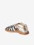 Leather buckle sandals for children gold - vertbaudet enfant 