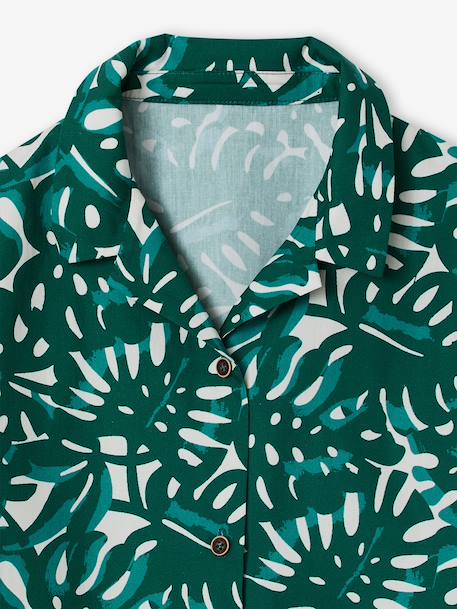 Chemise garçon imprimée vert imprimé - vertbaudet enfant 