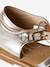 Sandales enfant cuir boucle or - vertbaudet enfant 