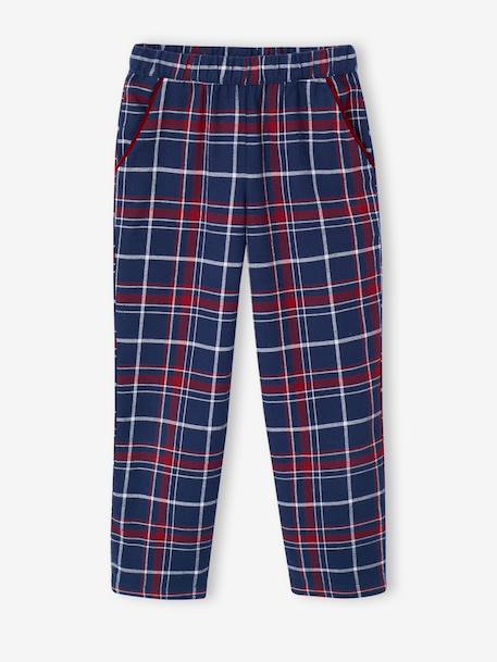 Pyjama mixte flanelle noël capsule famille bordeaux - vertbaudet enfant 