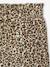 Wide-leg paperbag leopard print trousers for girls beige+chocolate+multicoloured+vanilla - vertbaudet enfant 