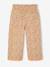 Wide-leg paperbag leopard print trousers for girls beige+chocolate+multicoloured+vanilla - vertbaudet enfant 